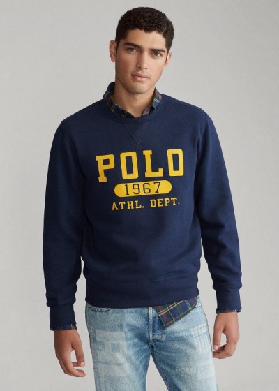 Polo Ralph Lauren Fleece Graphic Sweatshirt Herre Danmark (XDJMG8539)